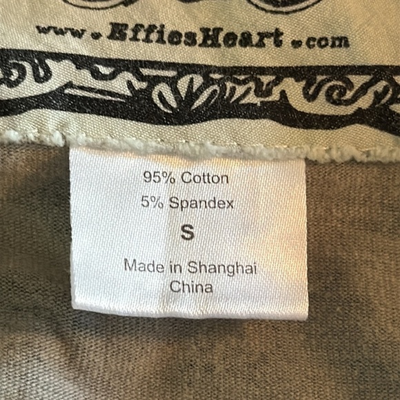 Effie’s Heart Cut Out Allover Jackalope Print Crossed Hem Top - Picture 9 of 9